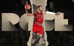 Derrick Rose Bulls Number 1 Widescreen