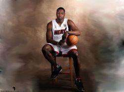 Dwyane Wade Sitting