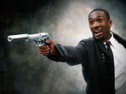 Gilbert Arenas With Gun