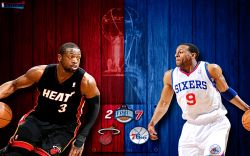 Heat vs 76ers 2011 NBA Playoffs Widescreen