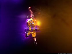 Kobe Bryant Baseline One Handed Dunk wallpaper