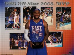 LeBron James All Star 2008 MVP