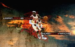 LeBron James Bulls Jersey Widescreen