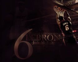 LeBron James Heat Reverse Dunk Widescreen