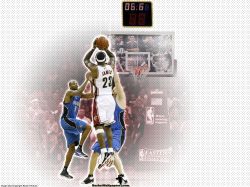 LeBron James Playoffs 2009 Buzzer Beater
