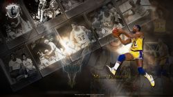 Magic Johnson LA Lakers Widescreen