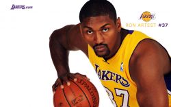 Ron Artest LA Lakers Widescreen