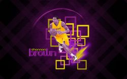 Shannon Brown LA Lakers Widescreen wallpaper