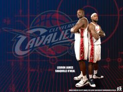 Shaq and LeBron Cavaliers