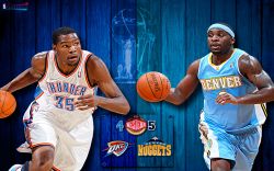Thunder vs Nuggets 2011 NBA Playoffs Widescreen