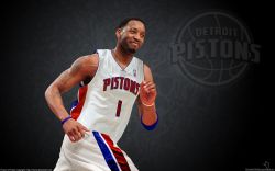 Tracy McGrady Detroit Pistons Widescreen