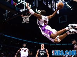 Vince Carter Raptors Dunk