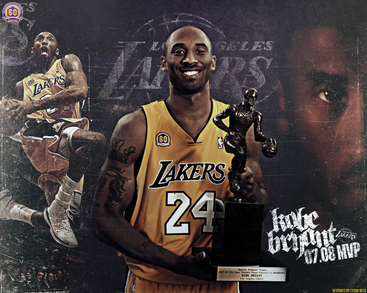 Kobe Bryant 07-08 MVP wallpaper